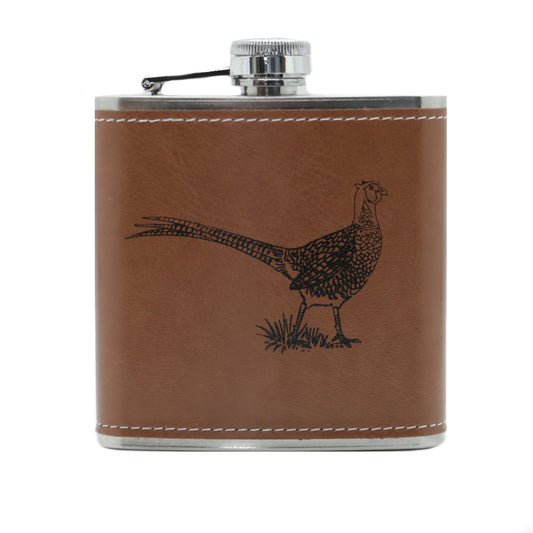 Have a Pheasant Day Hip Flask