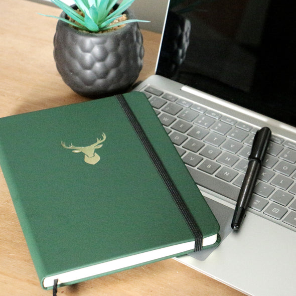 Stag Gold Foil Embossed Notebook