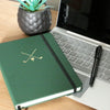 Golf Gold Foil Embossed Notebook