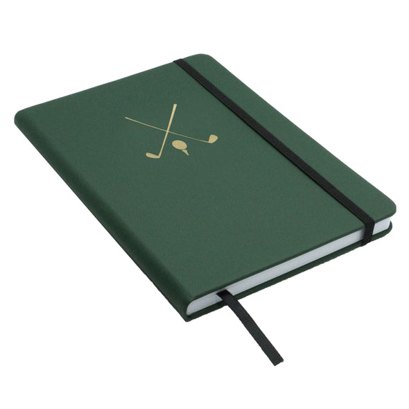 Golf Gold Foil Embossed Notebook
