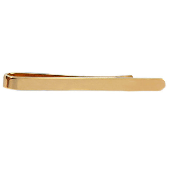 Churchill Gold Tie Slide - Engravable