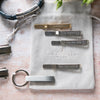 Personalised Classic Lined Tie Slide