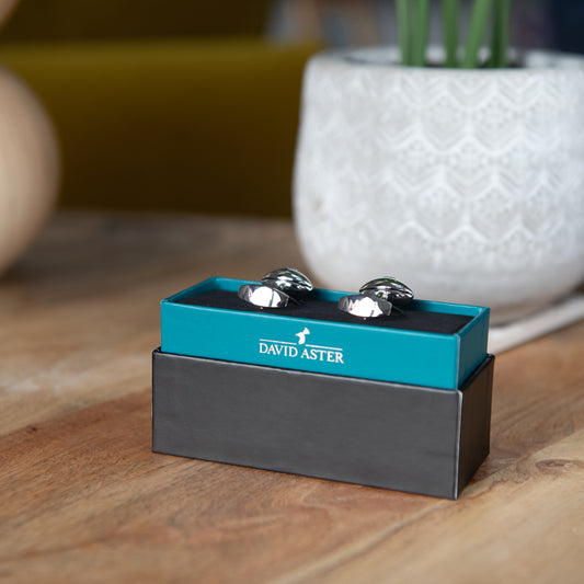 Rugby Ball Engravable Personalised Cufflinks