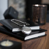 Silver Brushed Quartz Full Hunter Pocket Watch