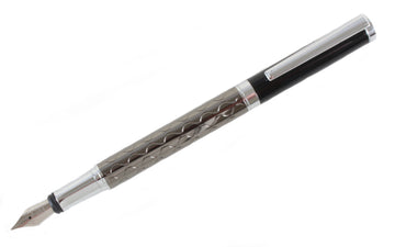 Grey & Black Wave Fountain Pen