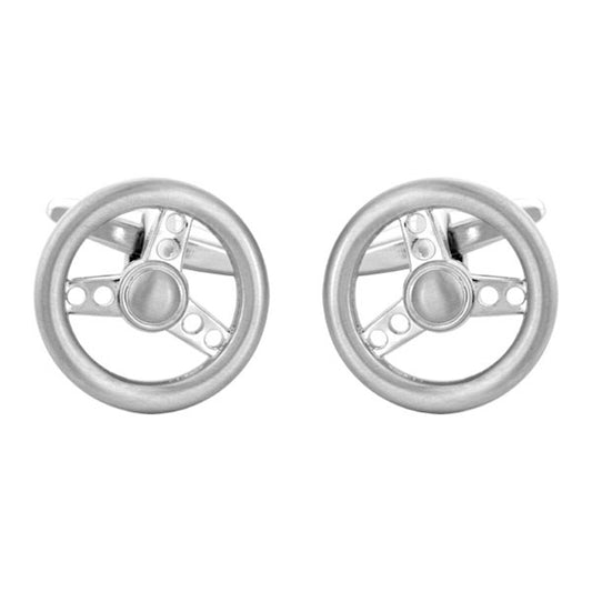 Drivers Delight Steering Wheel Cufflinks