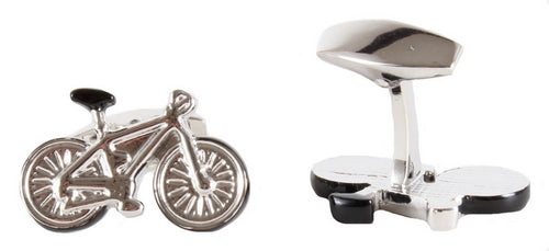 Bicycle Engravable Personalised Cufflinks