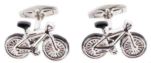 Bicycle Engravable Personalised Cufflinks
