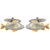 Gone Fishing Fish Cufflinks