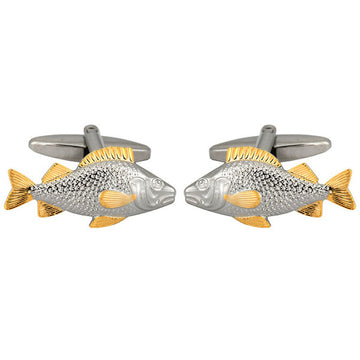 Gone Fishing Fish Cufflinks