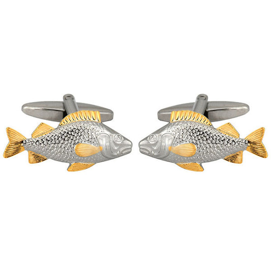 Gone Fishing Fish Cufflinks