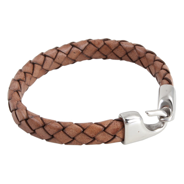 Amos Brown Leather Bracelet