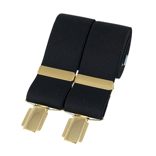 Churchill Black Gold Clip Braces