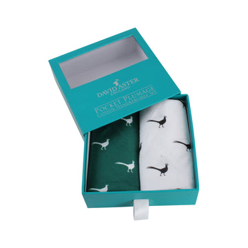 Have a Pheasant Day Handkerchief Set
