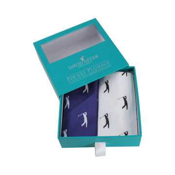 Hole in One Golfing Handkerchief Set