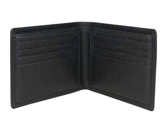 Edwin Classic RFID Black Leather Wallet