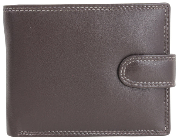 Nero Brown RFID Lined Leather Wallet
