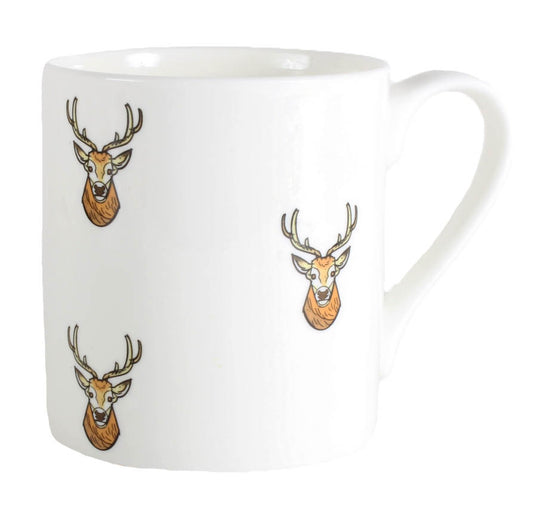 Stag Illustration Fine Bone China Mug