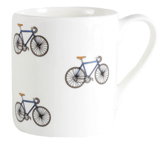 Bicycle Illustration Fine Bone China Mug
