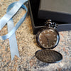 Gun Metal Quartz Full Hunter Pocket Watch