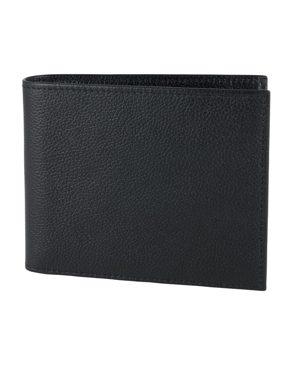 Edwin Classic RFID Black Leather Wallet